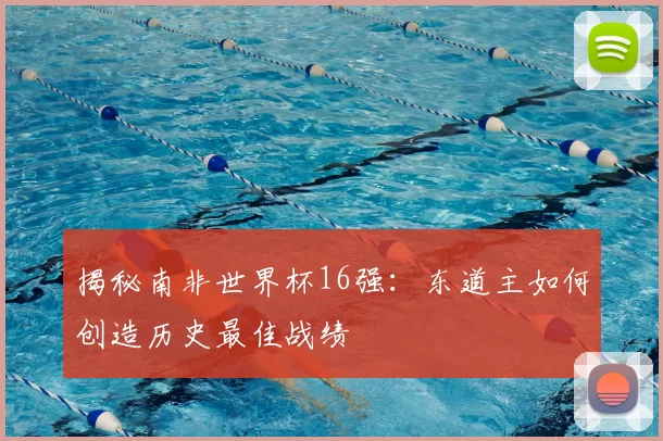 揭秘南非世界杯16强：东道主如何创造历史最佳战绩