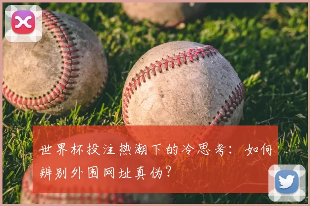 世界杯投注热潮下的冷思考:如何辨别外围网址真伪?
